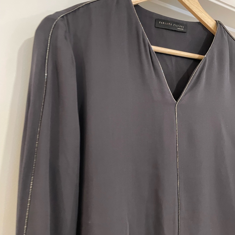 Fabiana Filippi Silk Blouse sz S - Picture 2 of 8